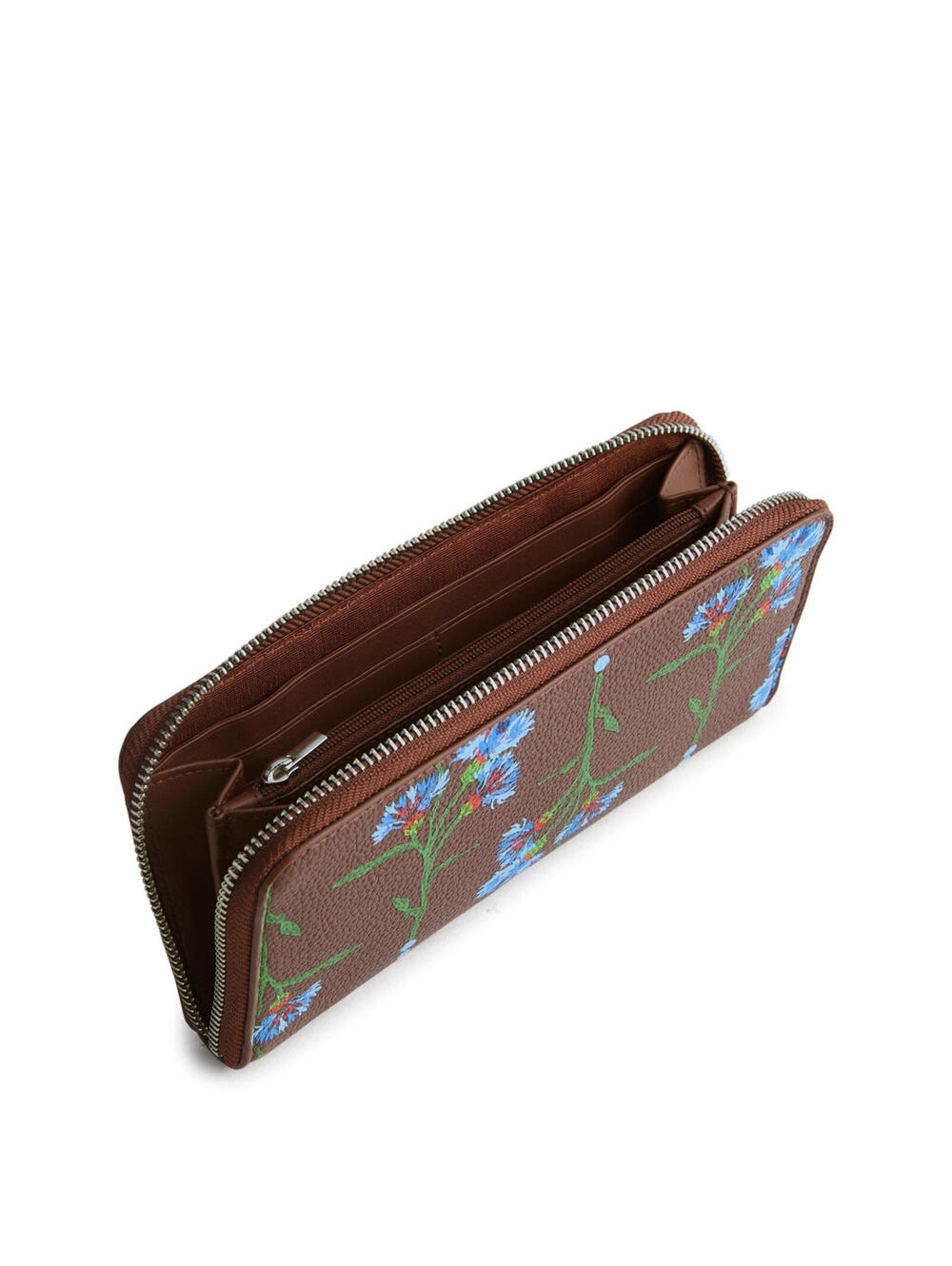 Vera Bradley - Essential Continental Wallet - Faux Leather - Bachelor Button Dot - Picture 3 of 5